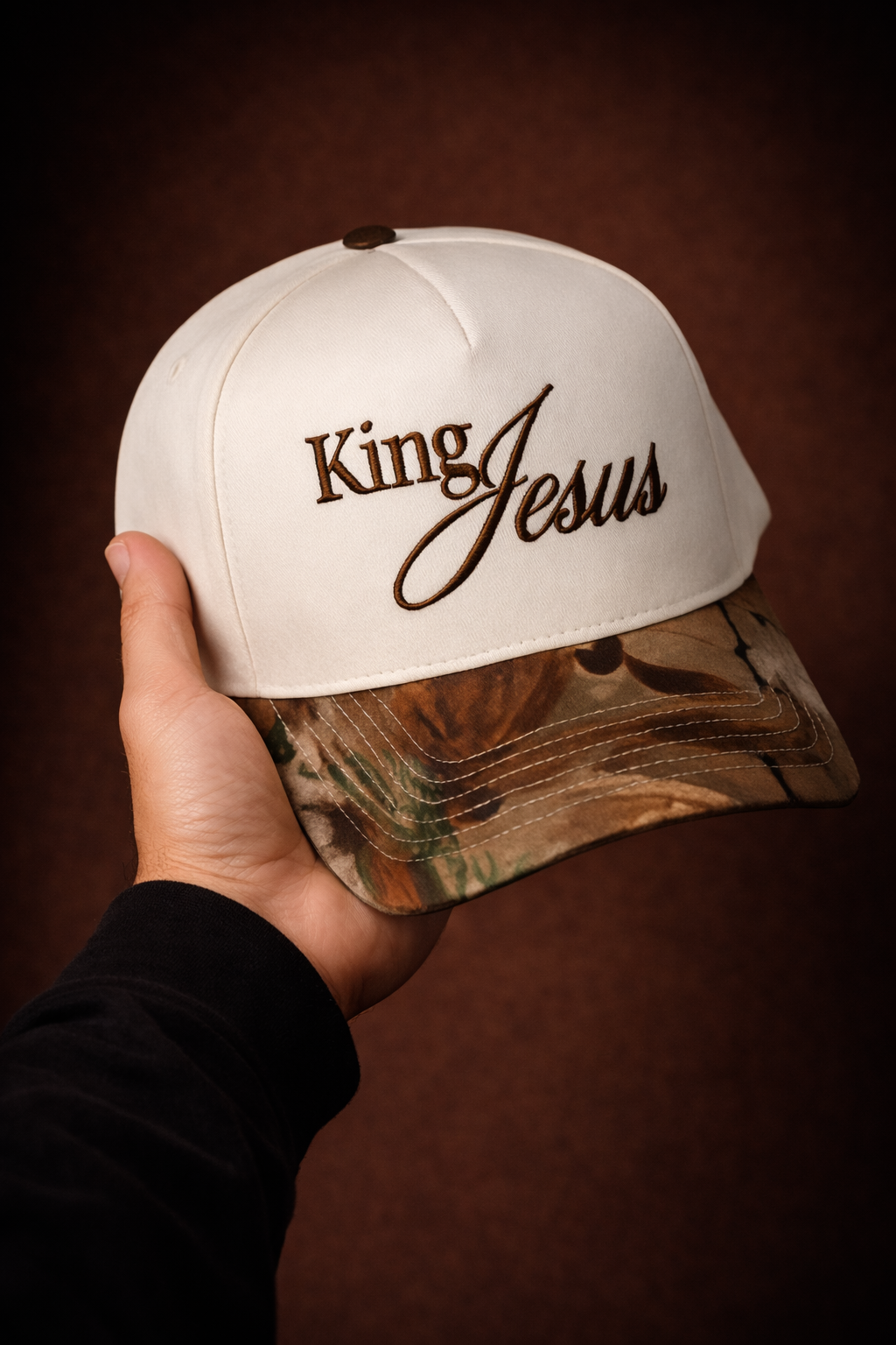 King Jesus Camo Hat