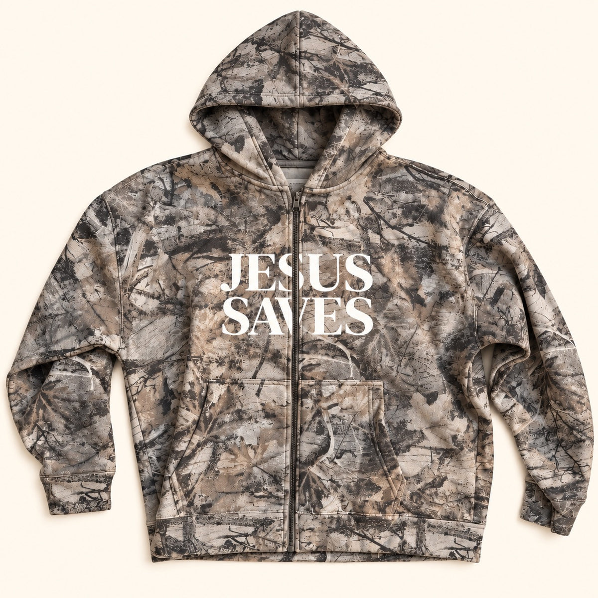 Jesus Saves Zip-Up